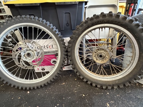 Ktm  Exc Sx Front And Rear Wheel Rim Hub