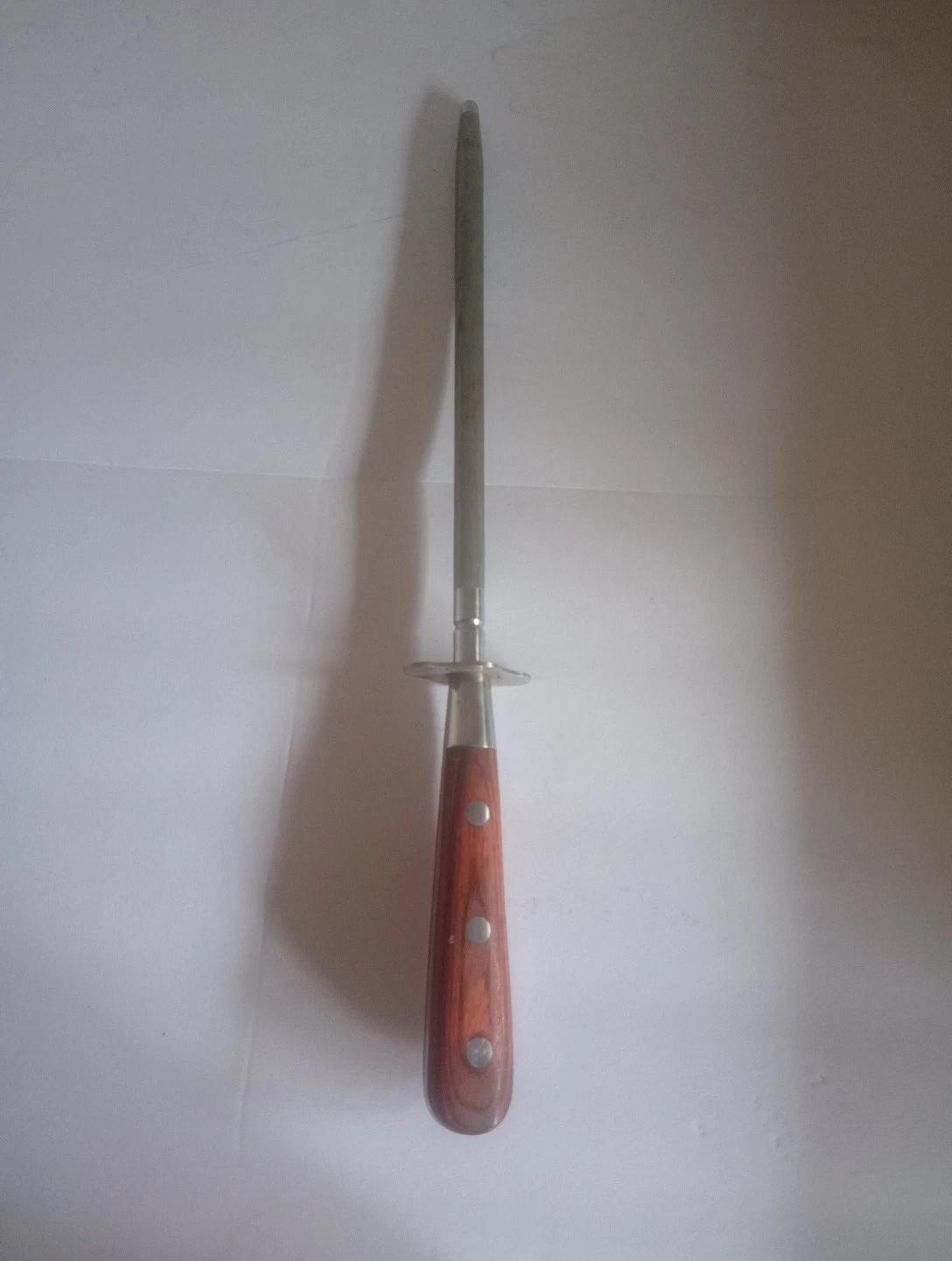 Faberware Dark Wood Handle Sharpening Steel