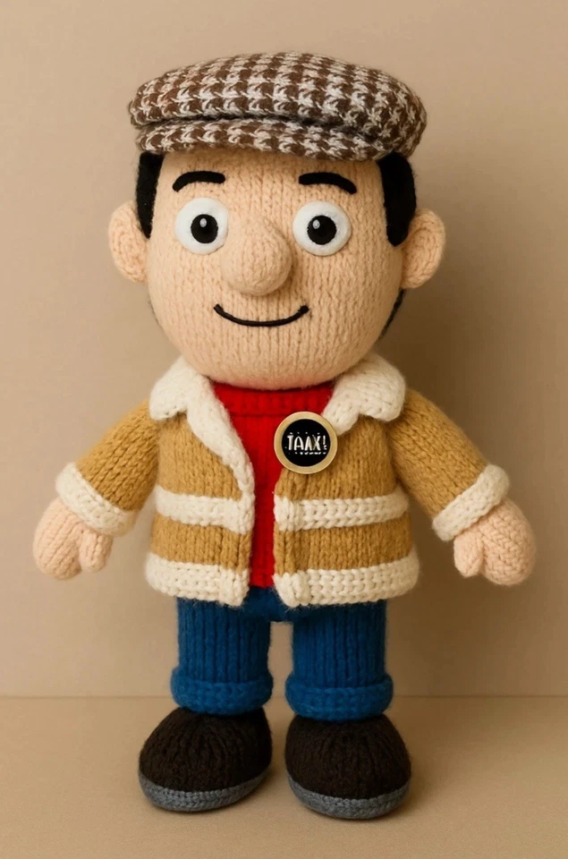 Del Boy Knitted Knitting Pattern Only 25cm Tall Only Fools and Horses Teddy
