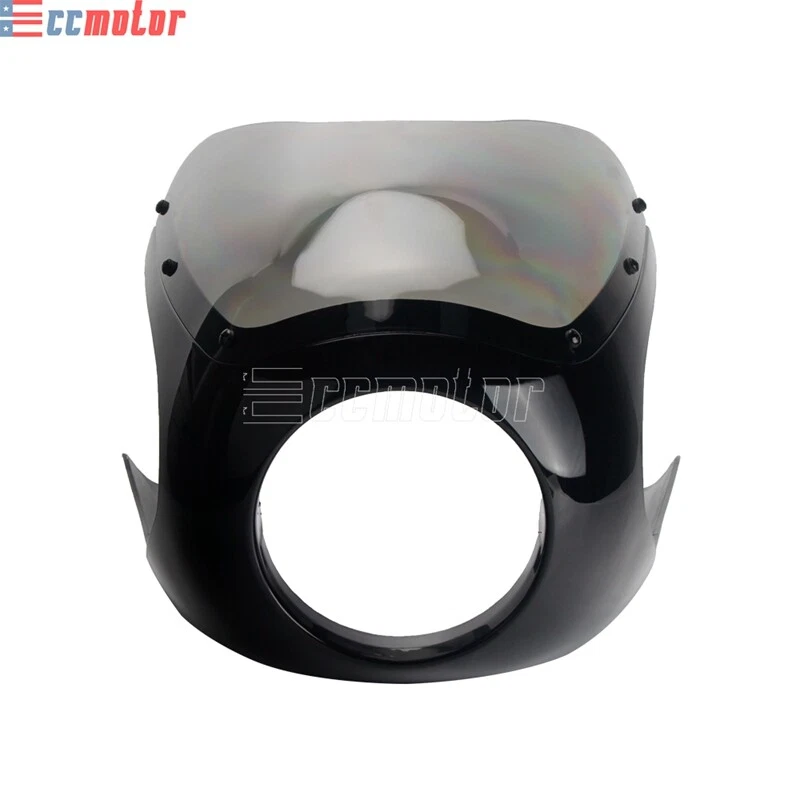 Kit de carenado de faros parabrisas para Harley Ducati Honda BMW Thruxton Café Racer Foto 3 de 4