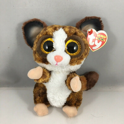TY Beanie Buddy Galago Affe – Kuscheliger Plüschaffe 24 Cm Mit Glitzeraugen