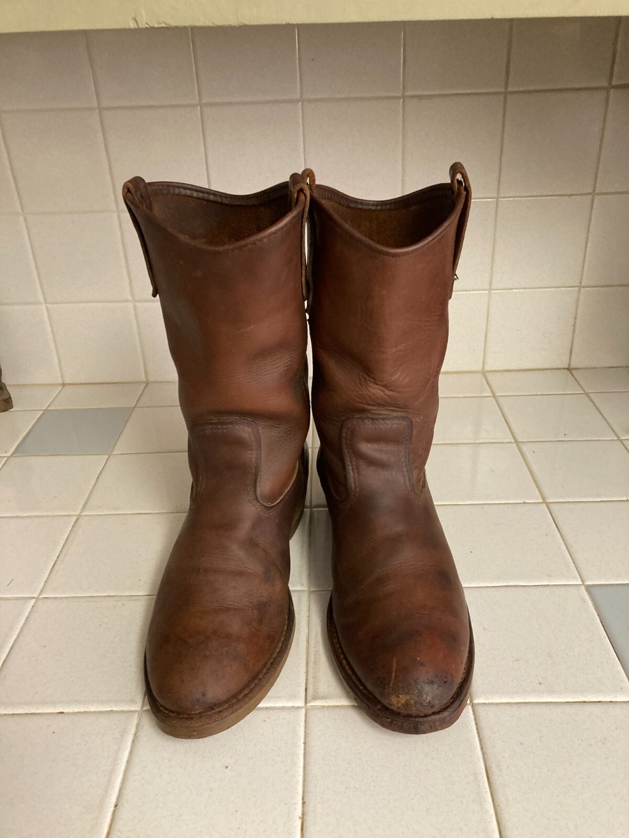 Red Wing 1155 Pecos Western Work Boots Heritage Nailseat 9.5 D USA 