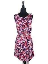 Banana Republic Sleeveless Floral Multicolor A-Line Dress Size 2