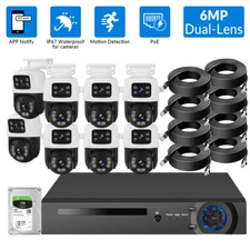 KERUI 6MP POE 8CH NVR Security Camera System Surveillance Night Auto Tracking US