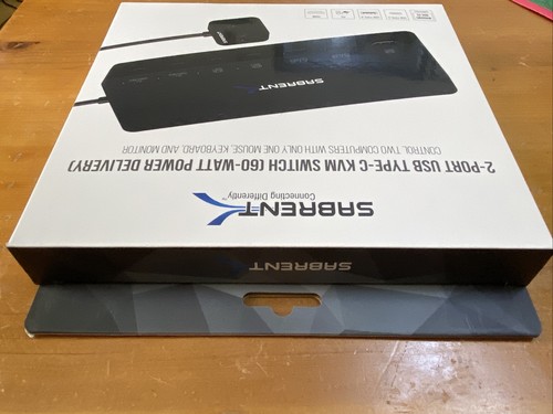 KVM Switch 2 port usb type-c 60w power - Control 2 PC’s -Model: Sabrent USB-KCPD - 第 5/7 張圖片