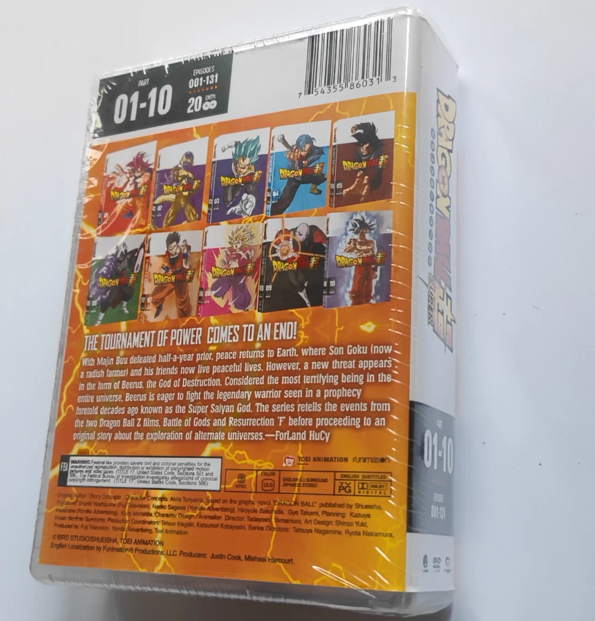 Dragon Ball Super: The Complete Series Season 1-10 DVD 20-Disc New in Box Set - Image 2 of 2