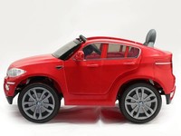 Kids 12v X6 Bmw Ride On Car Power Remote Control Wheels Leather Seat Red Kids 12v X6 Bmw Ride On Car Power Remote Control Wheels Leather Seat Red