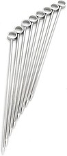 Stainless Steel 8 Pieces Cocktail Sticks Party Supplies Circles 8