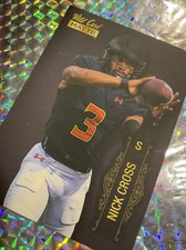 2022 WILD CARD MATTE NICK CROSS ROOKIE BASE #MB-122 INDIANAPOLIS COLTS CSTR #2. rookie card picture