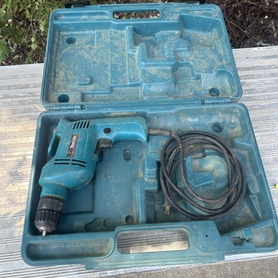 VINTAGE MAKITA CORDED DRILL MODEL 6405 With Hard Case