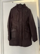 South Leather Coat Size 12