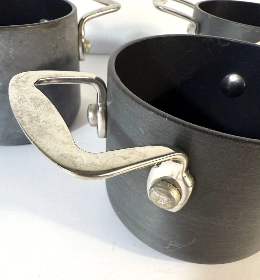 Cooks Essentials 3er Set Mini Antihaft Soßenpfannen mit Edelstahlgriffen 180 - Bild 3 von 4