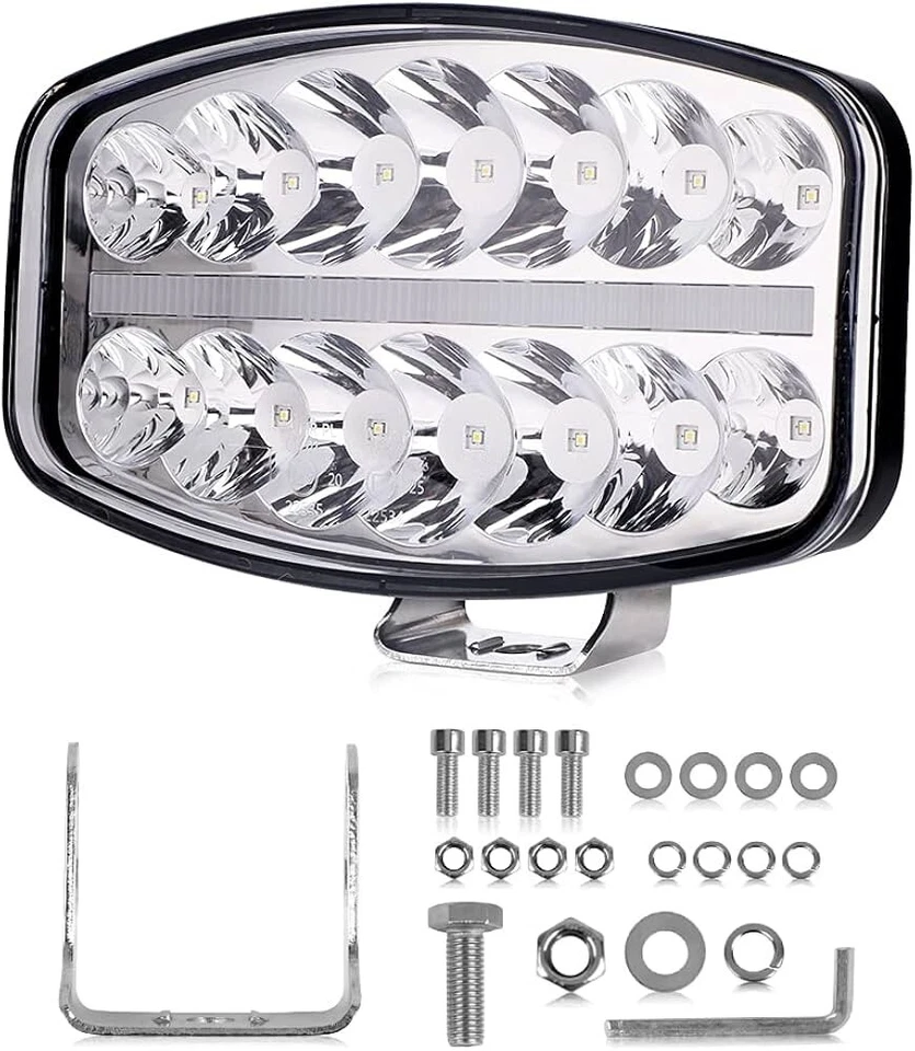 Roof Bumper Jumbo Led Light Neon Position 10" 24v X2 Fit Volvo Fl Fe Fmx Fm4 Fh Foto 3 de 4