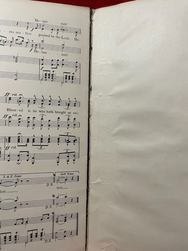 TEMPLE ANTHEMS VOL. 1 Deseret News Publishers 1914 2nd Ed. Softcover Mormon LDS - Picture 10 of 10