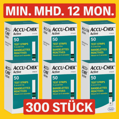 Accu Chek Active Teststreifen  (6x 50) 300 Stück