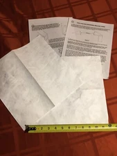 Cuckoo Clock Original Paper Bellow 12” X 12” With Instructions.(2  Units )