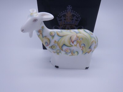 ROYAL CROWN DERBY SELTEN HANDBEMALT 1 OFF NANNY GOAT BRIEFBESCHWERER