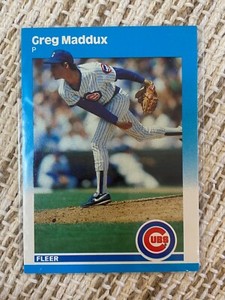Greg Maddux 1987 Fleer Update #U-68 Base Price Guide