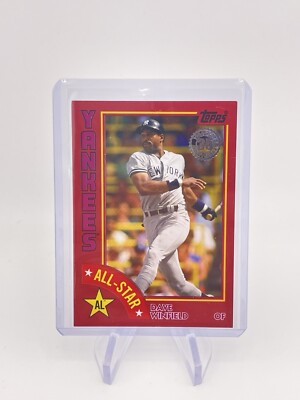 DAVE WINFIELD 2019 TOPPS RED BOARDER 35th 01/10 Yankees ALL STAR