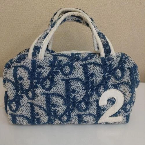 Sac à main Christian Dior pile serviette pochette tissu mini sac du Japon occasion