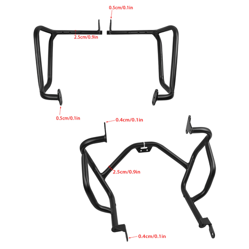 Engine Guard Highway Crash Bars Protector For Honda Transalp XL750 2023-2025 - Bild 3 von 12