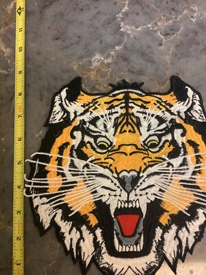 Tiger Head Patch Large gucci style IRON ON | eBay