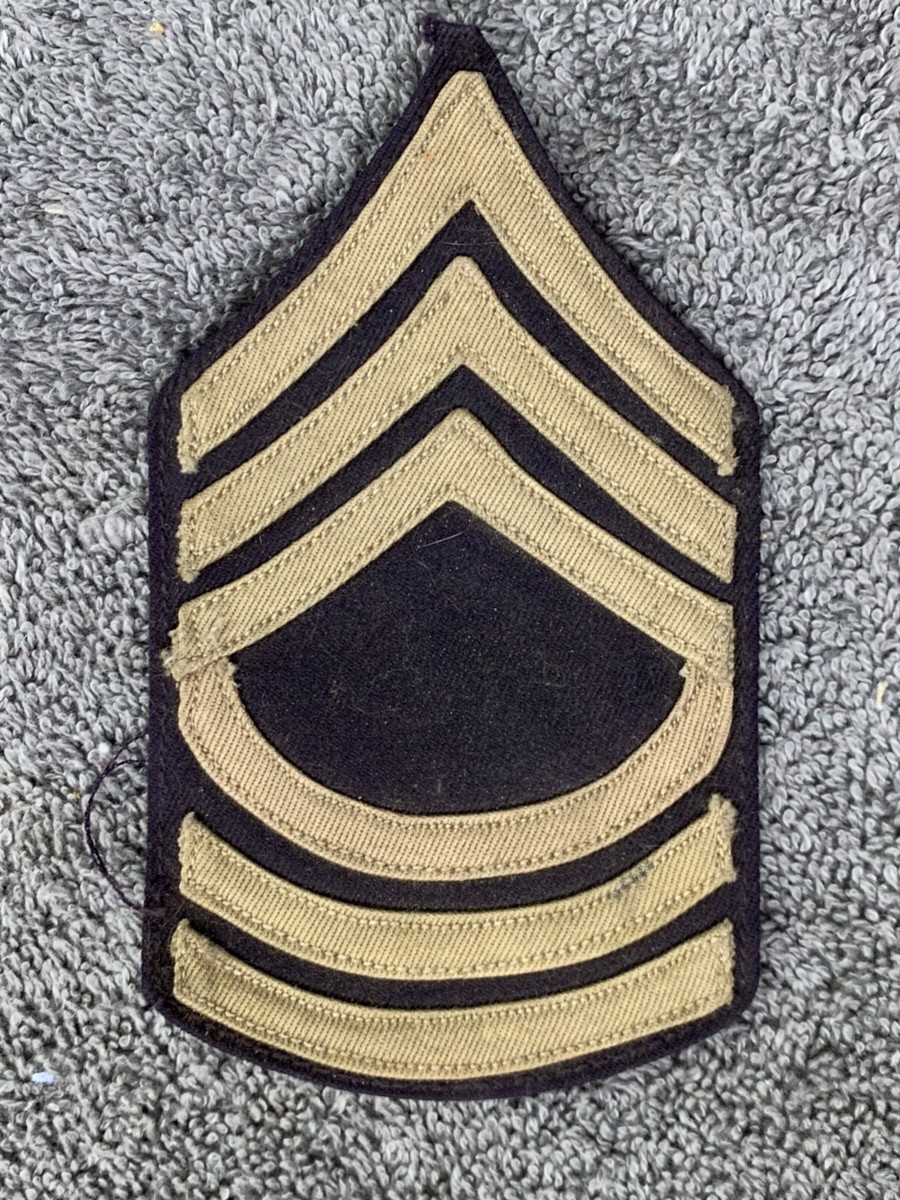 U.S. ARMY / MASTER SERGEANT DRESS BLUE RANK (Sew-On) AUTHENTIC