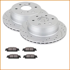 Rear Brake Rotors Pads for 2008 -2013 Chevy Silverado 1500 Escalade Tahoe Yukon