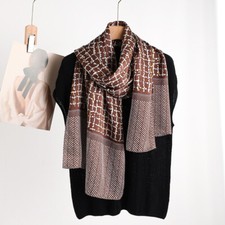 New Boutique 100 Mulberry Silk 12 Momme Plain satin Soft Scarf Print 173 55cm