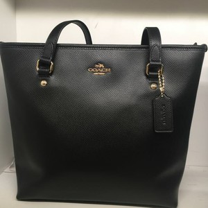 coach black tote