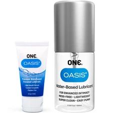 ONE Oasis Silky Smooth Premium Water Based Personal Lubricant