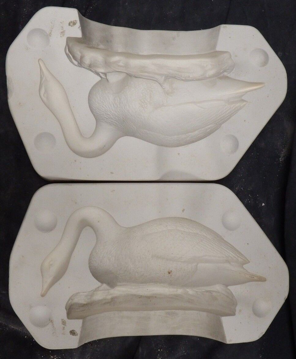*RARE* Vintage Head Down Goose Swan Ceramic/Slip Casting Mold Holland H-2281