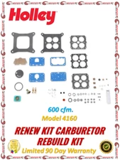 Holley Renew Kit Carburetor Rebuild Kit Model Number 4160 600 CFM. - 37-720