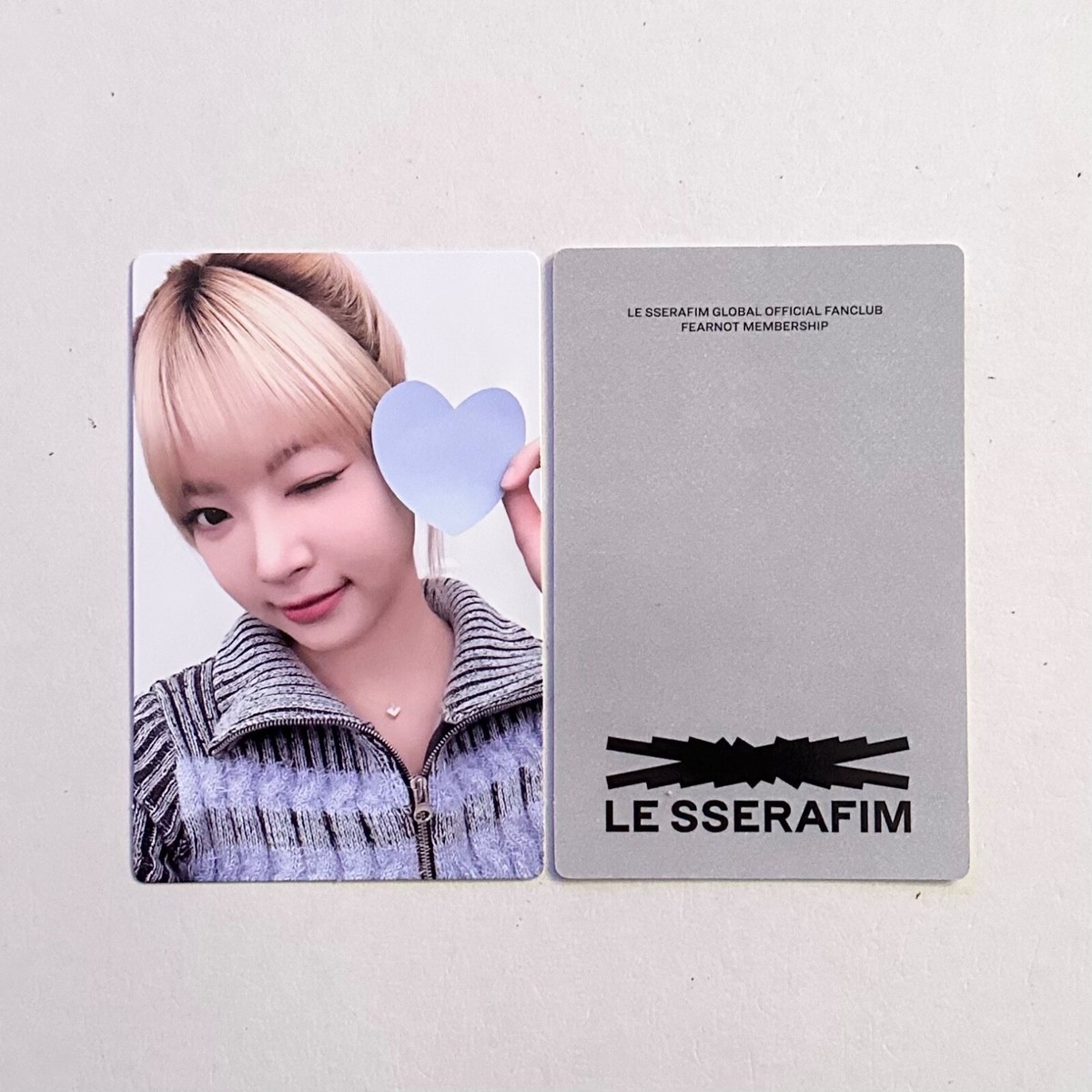 LE SSERAFIM] FEARNOT Membership Kit Photocard PC 2023 2024 | eBay