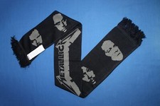 Metallica Black Fringe Scarf Heavy Metal Band Knitted Scarf