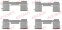Quick Brake 109-1729 ZubehöRset, Scheibenbremsbelag FüR , CitroëN, Fiat, Ford,
