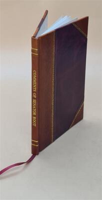 Comments Of Senator Root On The Majority Report Of Stockholders' [Leather Bound]