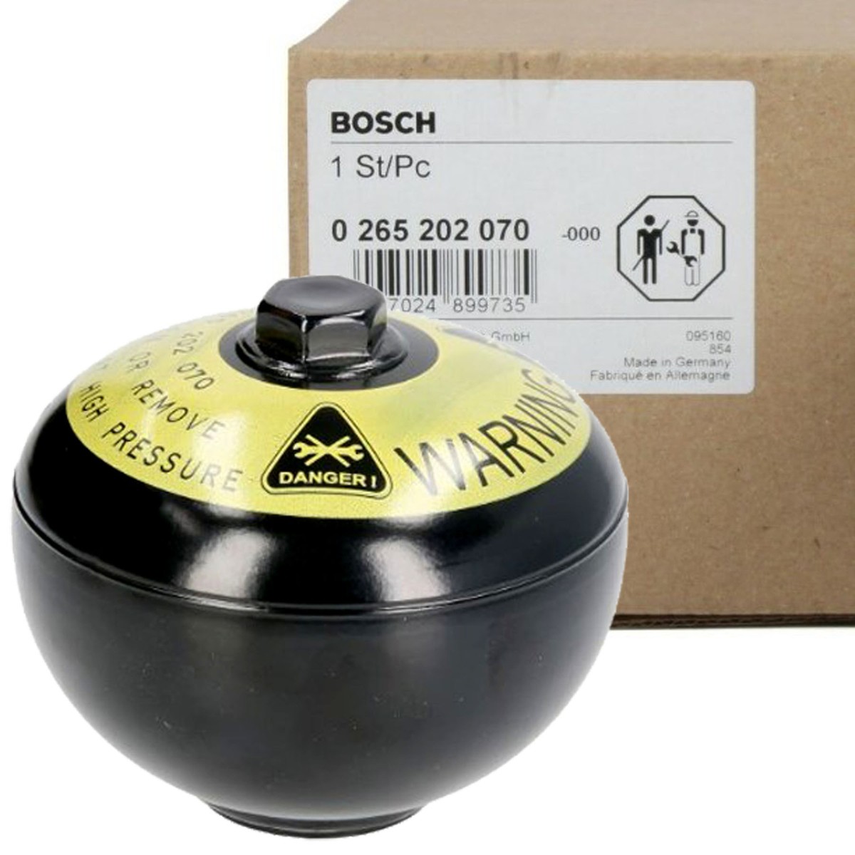 BOSCH 0265202070 Bremsdruckspeicher für MERCEDES W211 S211 R230 OE