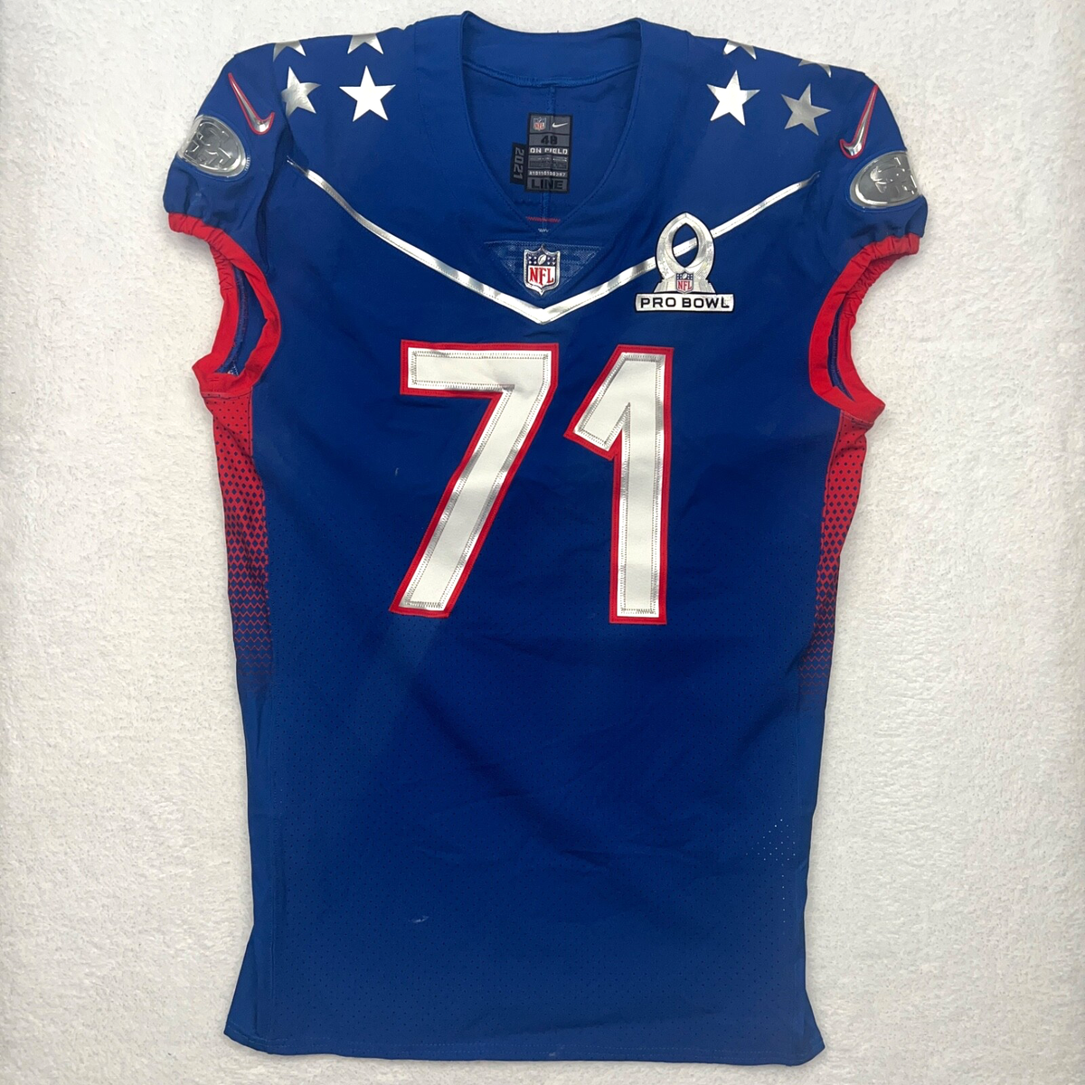 Trent Williams #71 Game Used Pro Bowl Nike On Field Jersey Size 48