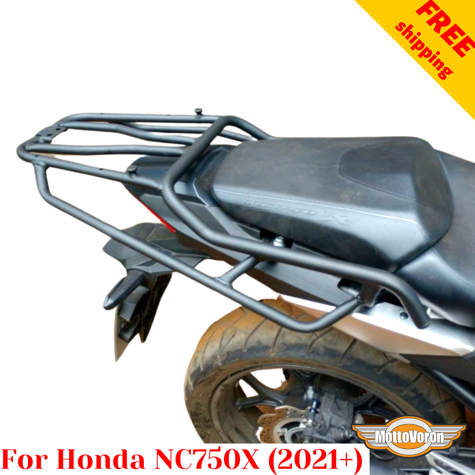 For Honda NC750X Rear rack Honda NC750X luggage rack for case Monokey