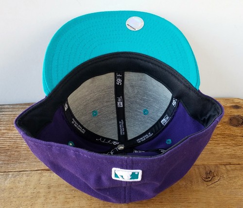 Montreal EXPOS New Era Hat Cooperstown MLB Cap 7 3/4 Rare Purple Teal Edition - Picture 8 of 10