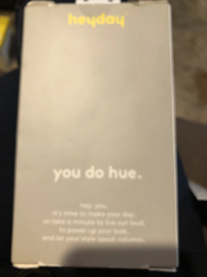 Funda para teléfono HeyDay iPhone 6, 7 y 8 - Carcasa rígida con parachoques de goma - Caja abierta Foto 3 de 3