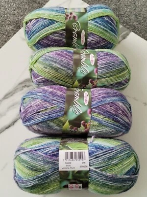 King Cole Bramble DK Self Striping Acrylic Knitting Yarn 4balls X100g Victoria P