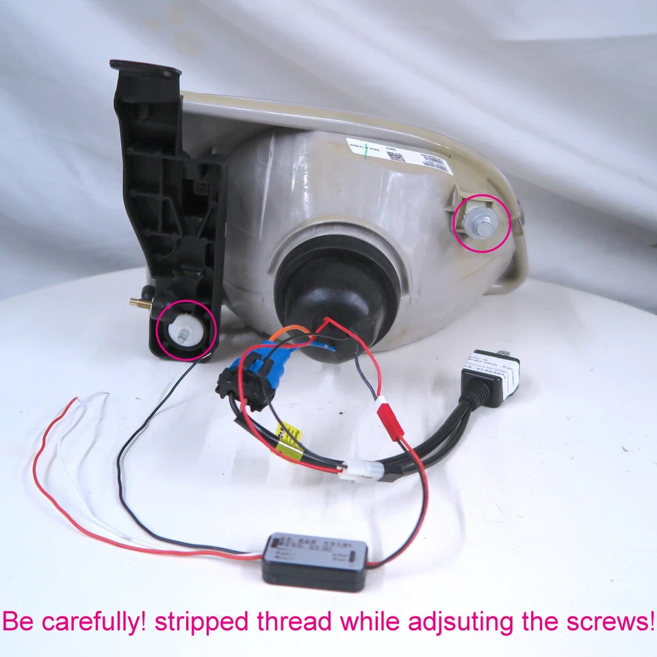 SIENNA XL10 01-03 Guía LED Halo Proyector Faro CH para TOYOTA LHD Foto 3 de 4