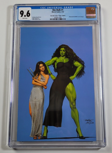 SHE-HULK 1 CGC 9.6 MIKE MAYHEW X-23 WOLVERINE 8 HOMAGE VIRGIN VARIANT-A HOT - Picture 1 of 1