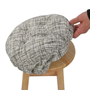 Modern Bar Stool Cushion Dia.13, Fashion Interweaving Design Anti-Skid Silico... - Picture 1 of 6