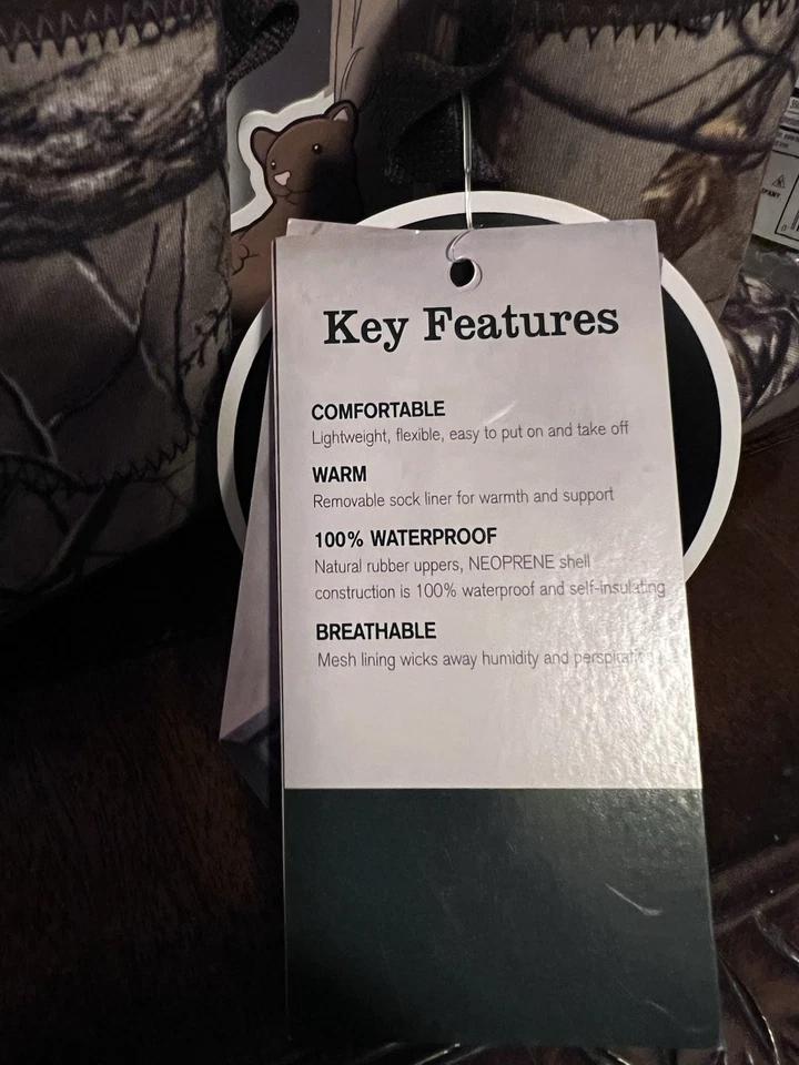 The Original Muck Boot Co. My First Mucks Realtree Camuflaje Talla 4 9-12 Meses Foto 4 de 4