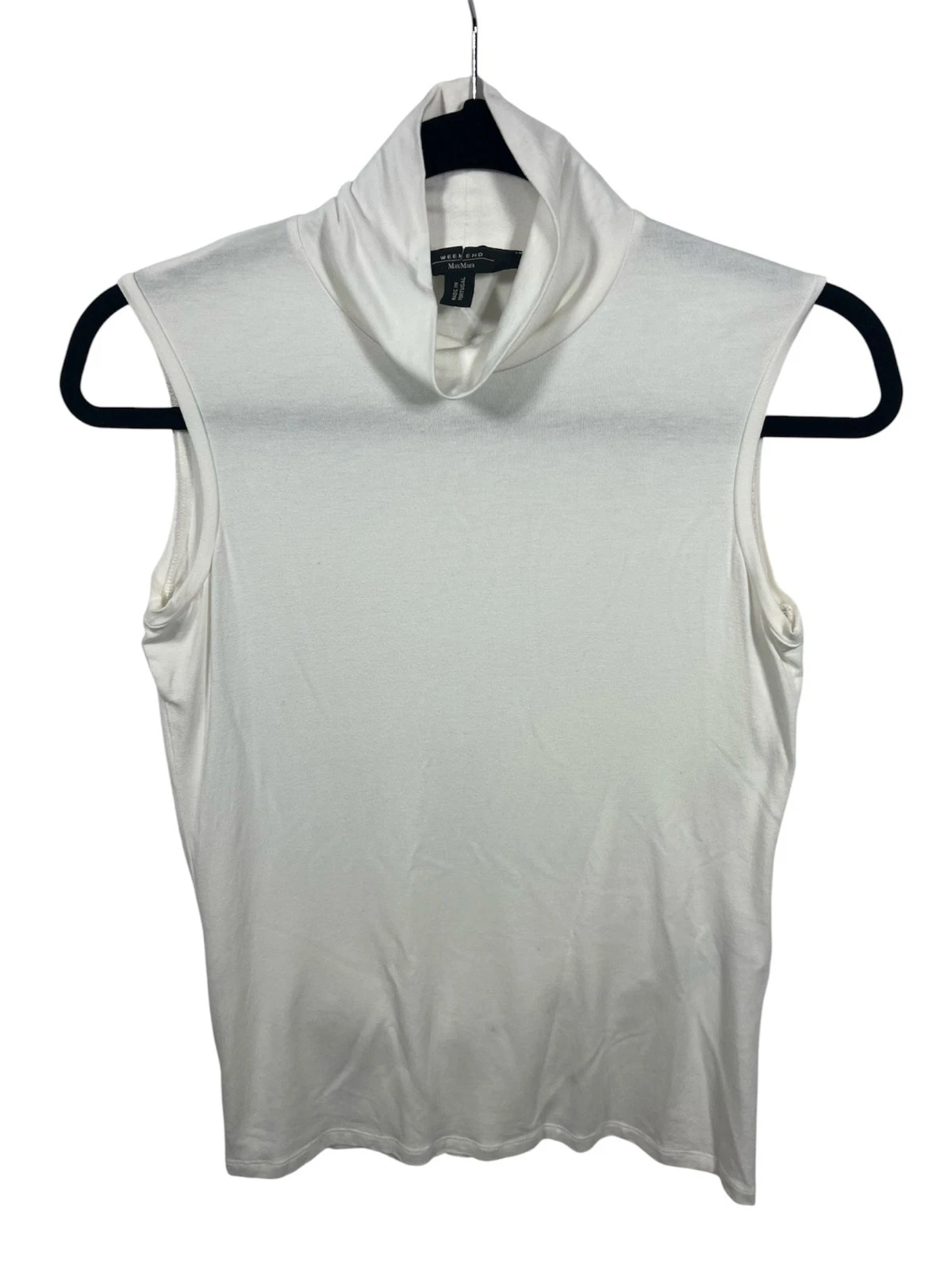 Max Mara Weekend Top Womens XSmall Lightweight Sleeveless Stretch Capsule Shirt
Opens in a new windo