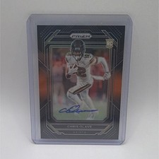 Panini 2022 Chronicles Prizm Black Chris Olave Saints RC Auto 56/75 #PB-14