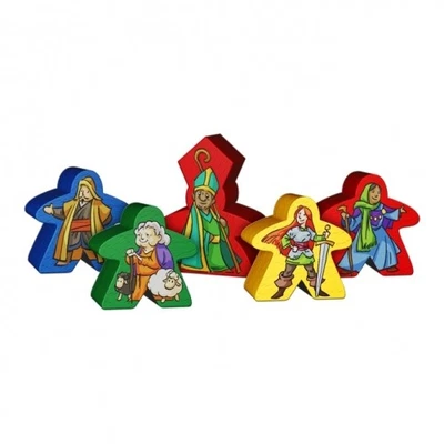 Hans im Glück Carcassonne Stickers Anniversaire - 1 Feuille 108 Stickers - Photo 1/2